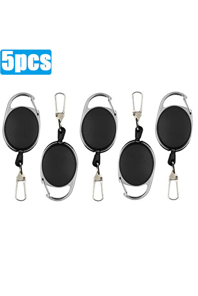 Choice 5 قطع، 1-10 قطع، سلسلة مفاتيح قابلة للتعديل، مشبك لشارة العمل، مشبك لب...