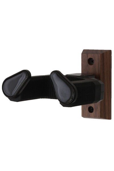 Choice حامل جيتار خشبي أسود مانع للانزلاق، حامل جيتار عالمي لعرض الجيتار الكهربائي