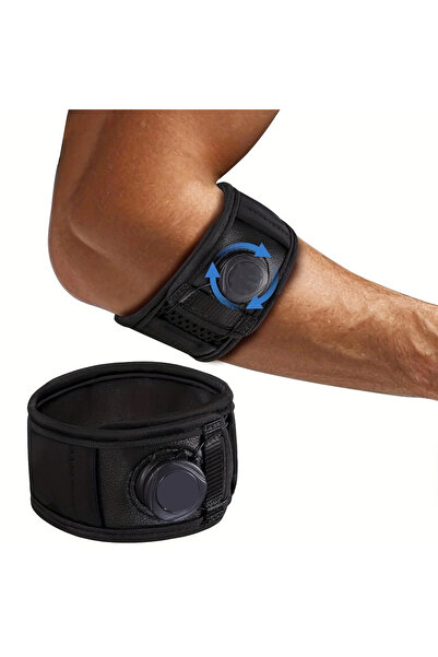 Choice قطعة واحدة من دعامة الكوع القابلة للتعديل، مزودة بمقبض، لتخفيف آلام ال...