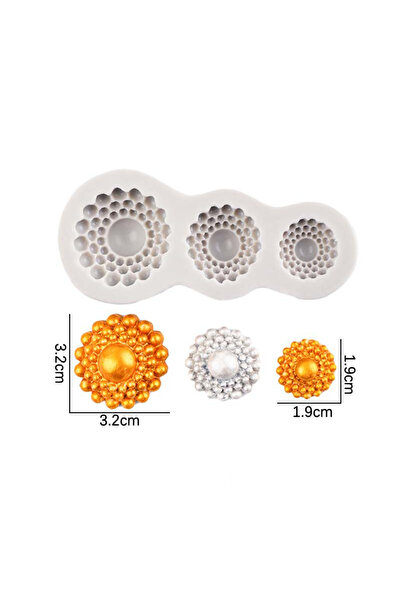 Choice1 قالب سيليكون ثلاثي الأبعاد على شكل ماسة لتزيين الكيك بعجينة السكر، أد...