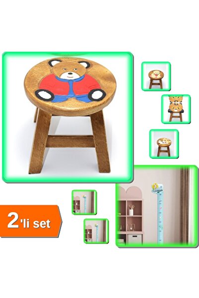 HerEveOyuncak 1 Adet Çocuk Taburesi Büyük Boy + 1 Adet Sevimli Deniz Kızı Boy...