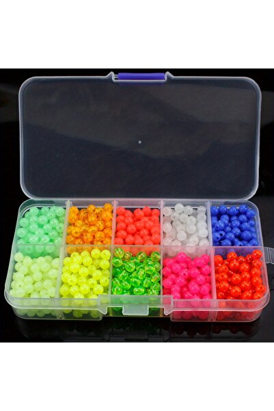 Choice 1000 قطعة من كرات الصيد الفضائية المضيئة مع علبة - كرات عائمة مستديرة ...