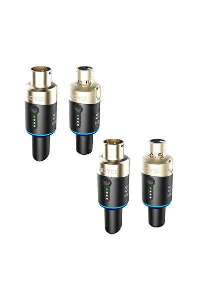 Joyo 2PCS MW-1 MW-1 5.8GHz Wireless Microphone System XLR Mic Converter Wireless Microphone Transmit