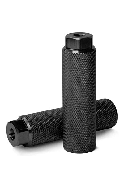 Choice قطعتان من أوتاد الدراجة DOMEN السوداء المصنوعة من سبائك الألومنيوم وال...