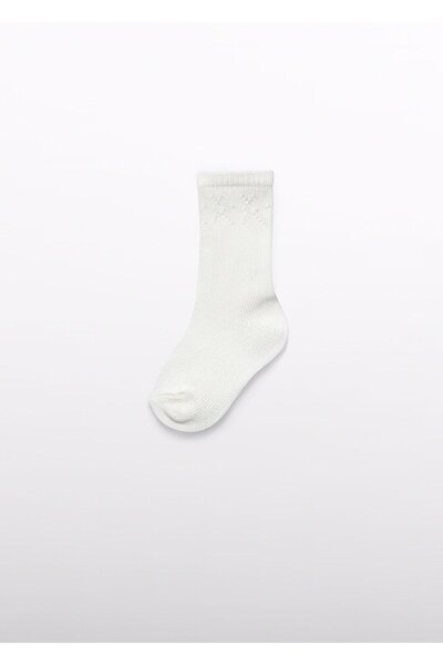 Abel & Lula Mayoral Abel Lula Baby Girl Socks Ivory Cream