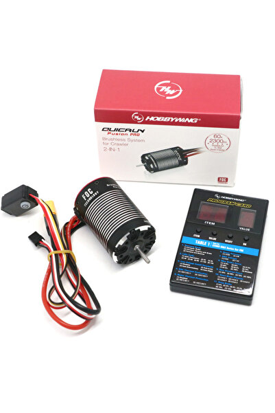 Choice With Card HobbyWing QuicRun Fusion Pro 540 2300KV Brushless Sensory Mo...
