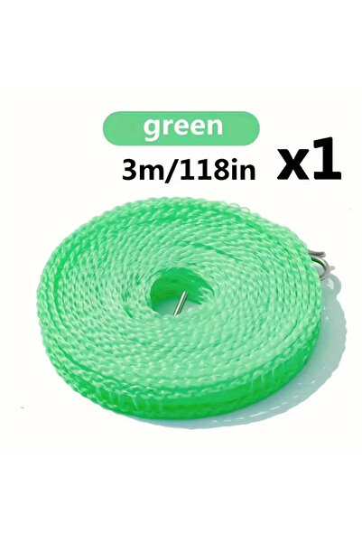 Choice green Portable Clothesline Upgraded Thickened Anti-slip Windproof Dryi...