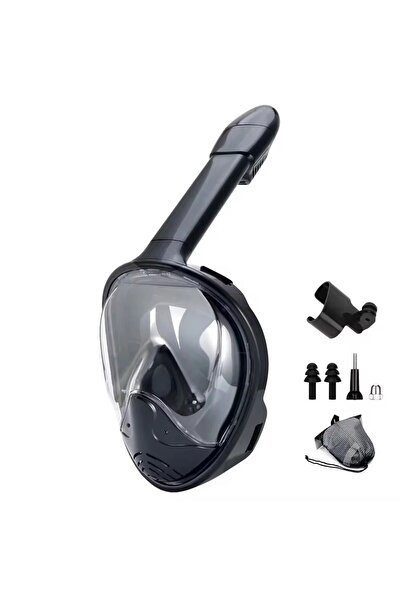 Choice L/XL Black Underwater Snorkeling Full Face Adult Children Swimming Mask Set Scuba Diving Respirator