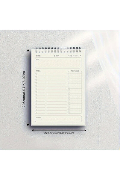 Choice 1PC Plan Agenda Spiral A5 Notebook Schedule Daily Plan to Do List Note...