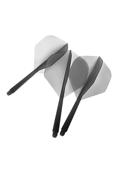 Choice Black 3Pcs Integrated Dart Flights and Shafts Anti-fall Transparent Darts Tail Durable Integrated Da