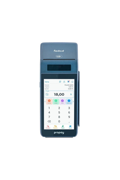 propay P1000 Ecr Android Yazar Kasa Pos - 30 Adet POS Rulosu Hediye