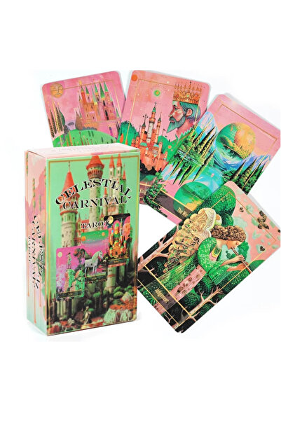 Choice XJW53 Celestial Carnival Tarot Cards A 78 Deck Oracle English Visions ...