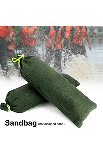 Choice اللون كما هو موضح، كيس رمل سميك مقاوم للفيضانات، مقاس 30×70 سم، مزود برباط سحب