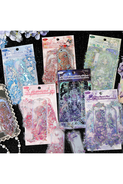 Choice5 مجموعة ملصقات قرطاسية كاواي بالكامل، 12 ورقة، دفتر يوميات مزخرف بتصمي...