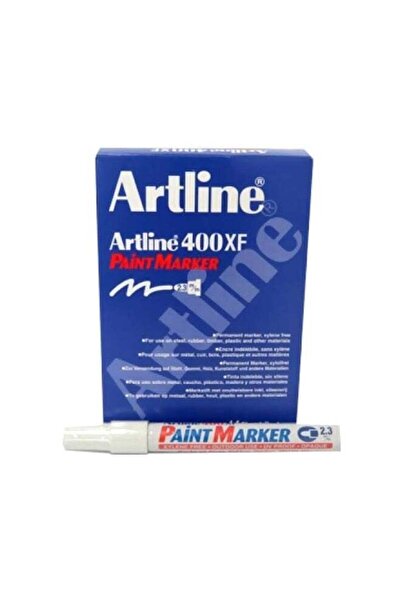 artline 12-Piece Paint Markers White EK-400WH
