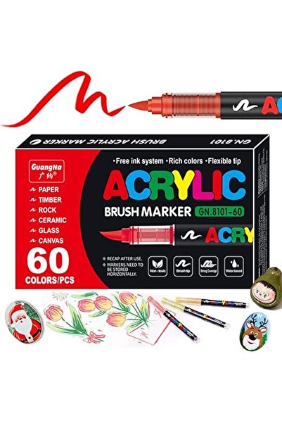 Choice مجموعة أقلام تلوين أكريليك مقاومة للماء، تتضمن 60 لونًا (من 12 إلى 72 ...