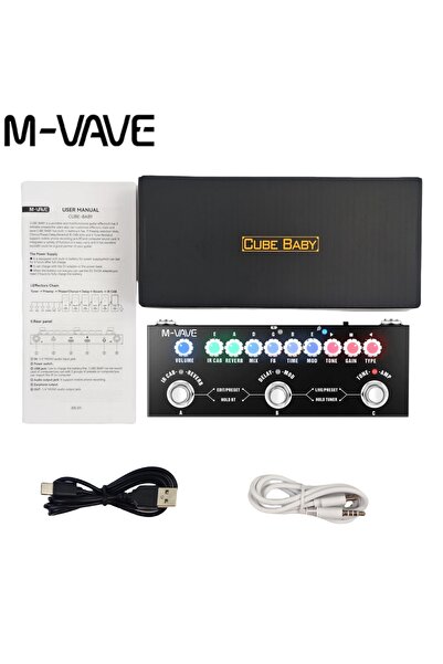 choice2 Cube BABY M-VAVE Cube BABY / Bass /AC Simulation Effect Pedal, Rechar...