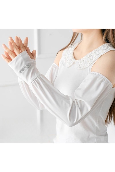 Choice R letter - white Summer Women's Thin Loose and Breathable Ice Silk Out...