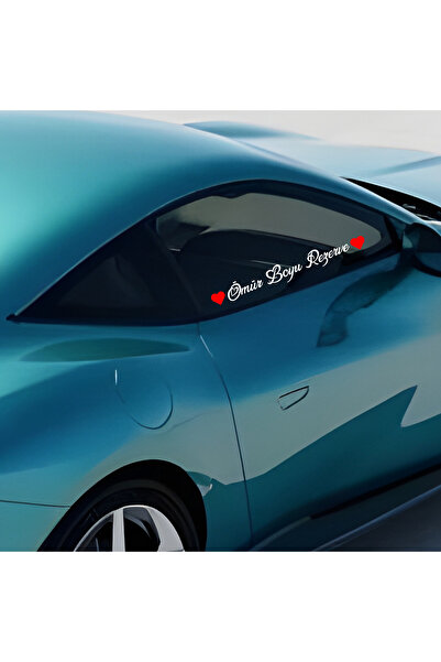 AlpiLeo Kalp Detaylı İsimli Oto Çıkartma - Hologram Folyo Oto Motor Scooter C...