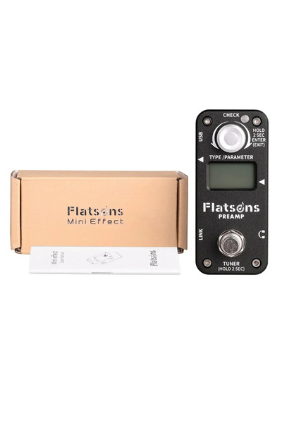 Choice دواسة تأثيرات جيتار كهربائي متعددة الوظائف سوداء اللون، مزودة بمضخم صو...