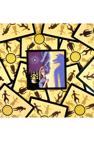 Choice لعبة بطاقات بورغندي الإنجليزية، 24 بطاقة مع دليل ورقي، لعبة ألغاز عائل...