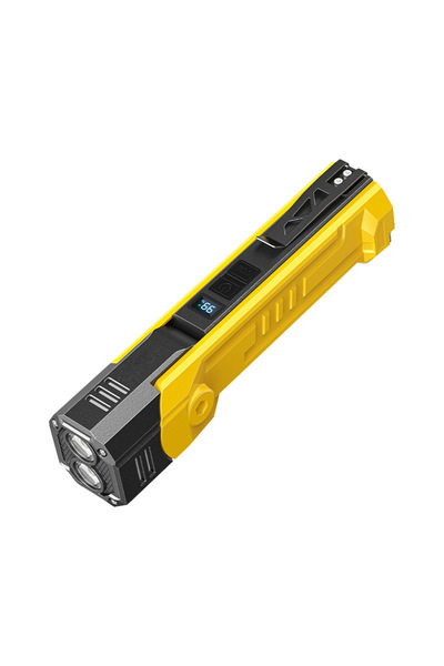 Choice مصباح عمل متعدد الوظائف LED+COB بإضاءة ثابتة التركيز باللونين الأصفر والأبيض، قابل لإعادة الشحن من النوع C، محمول ومغناطيسي