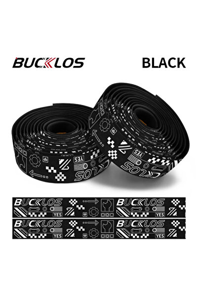 BUCKLOS شريط مقود دراجة TOOLS-BLACK للدراجات الهوائية، مناسب للطرق الوعرة وال...
