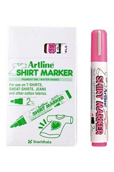 artline 4-Piece Shirt Marker Set Fluo Pink EKT-2FLP