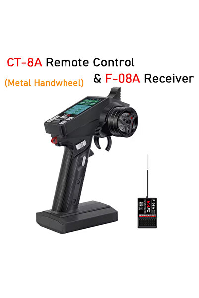 Choice CT-8A Metal Wheel HotRC CT8A CT8B 2.4Ghz 8Ch Radio System Transmitter ...
