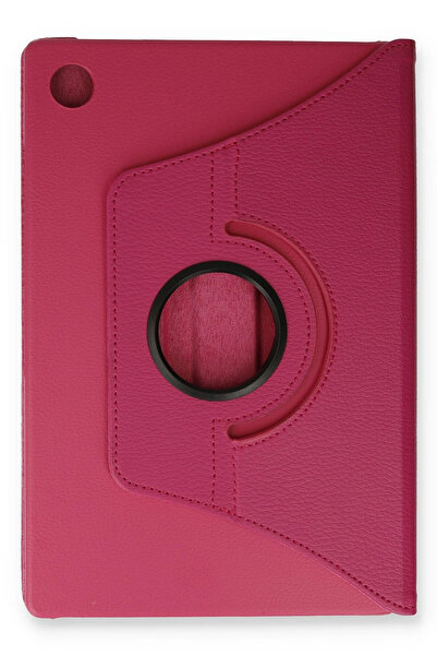 NewFace حافظة جلدية لجهاز سامسونج جالاكسي تاب A9 من LVSQVR، حافظة تابلت 360 درجة (131619) - وردي