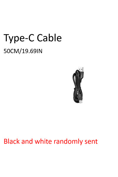 Heinast مصباح يدوي LED عالي الطاقة قابل لإعادة الشحن عبر منفذ USB-C، مزود بكابل USB-C، مصباح طوارئ قابل للتكبير/التصغير.