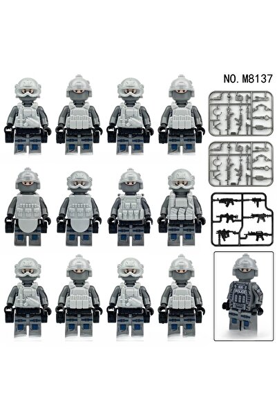 Choice دمية عسكرية M8137 لقوات الطوارئ على السكك الحديدية، ألعاب صغيرة ناعمة للأطفال، هدية عيد ميلاد.