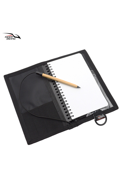 Choice دفتر ملاحظات أسود للغوص، مصنوع من الجلد الصناعي والبولي بروبيلين، مزود...
