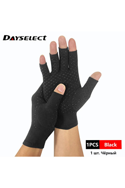 Choice قفازات ضغط سوداء مقاس L، زوج واحد، مضادة لالتهاب المفاصل، تساعد على تح...