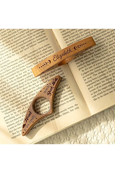 Choice قطعة واحدة، عبوة من نصفين، ألوان عشوائية، حلقة خشبية لحمل صفحات الكتب،...