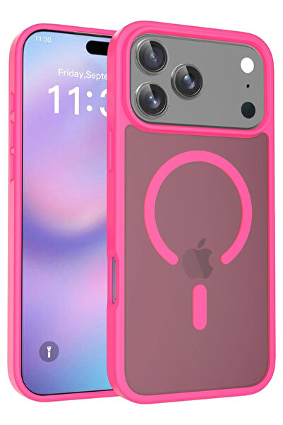 Joko 1614347747 غطاء جوّال ابل ايفون 17 برو جوتا ماج سيف (124743) - روز