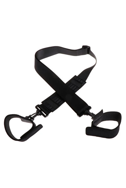 Choice حزام حمل صنارة صيد أسود قابل للتعديل، حزام كتف، أحزمة حمل صنارة صيد لل...