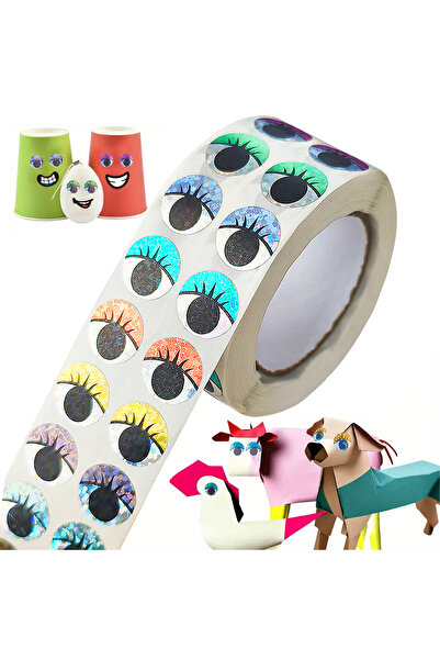 Choice لفافة ملصقات عيون ثلاثية الأبعاد متعددة الاستخدامات (2000 قطعة) - ملصق...