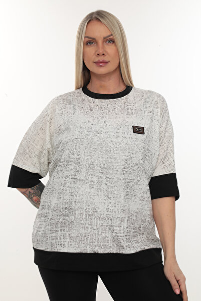 QRUVAZE Plus Size Cycling Necklace Batik Printed