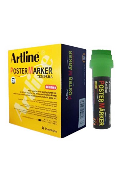 artline أقلام تلوين ملصقات تمبرا خضراء من 6 قطع EPP-30GR