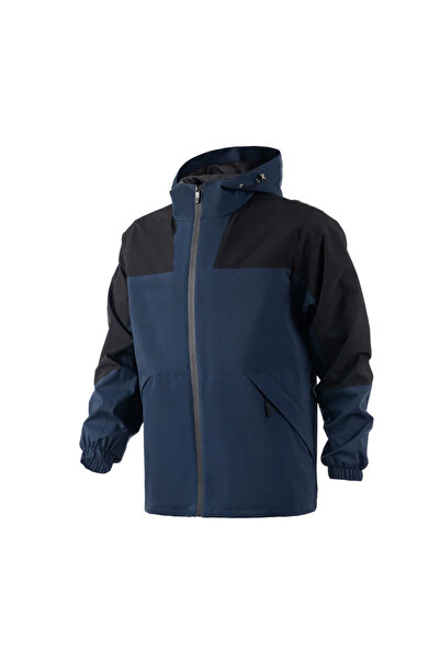 Choice XL YH9901 Men Jacket Hooded Windbreaker Trench Coats Oversize 2XL 3XL 4XL Plus Size Waterproof Black