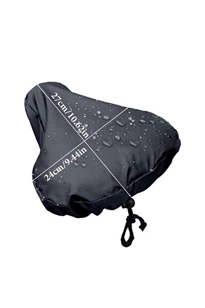 Choice غطاء مقعد دراجة أسود مقاوم للمطر، مصنوع من قماش أكسفورد، مقاوم للغبار،...