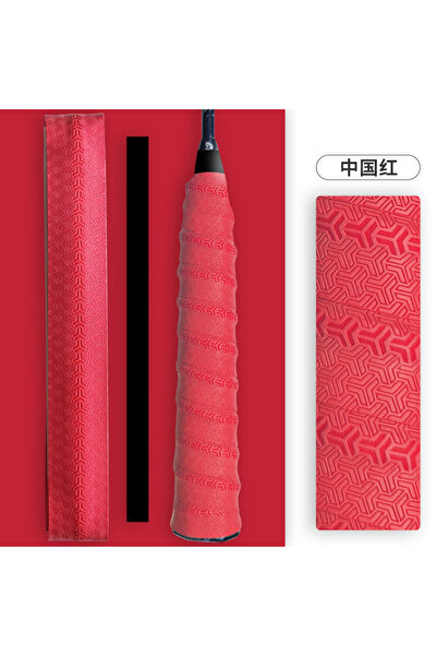 Choice شريط لاصق جديد أحمر مضاد للانزلاق لمقبض مضرب التنس، شريط لاصق لمقبض مض...