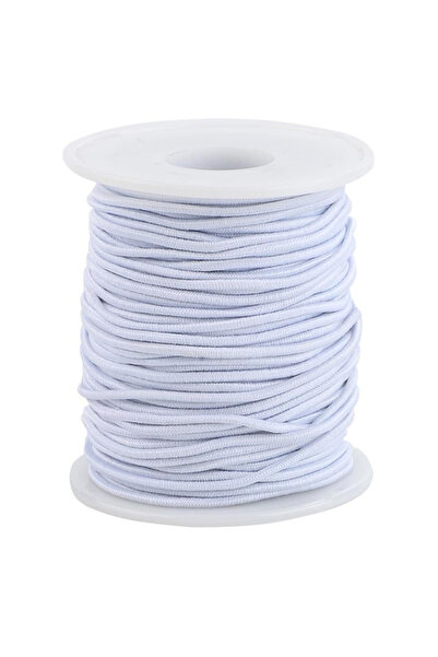 Choice1 1Mmx50M WHITE 1Roll Stretchy Bracelet String, Sturdy Rainbow Elastic ...
