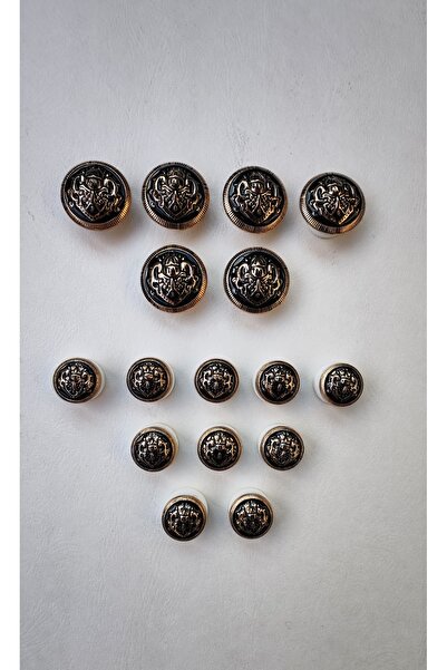 UÇARLAR Kruvaze ceket düğmesi