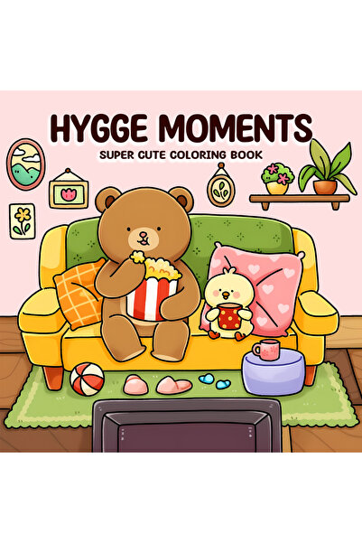 Choice كتاب تلوين "لحظات هيوجي متعددة" بأنماط جريئة وسهلة للبالغين، كتاب رسم لطيف، هدية مثالية للأطفال.