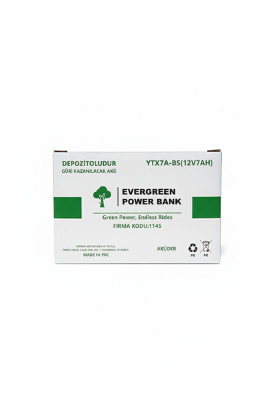 Evergreen YTX7A-BS (12V7AH)