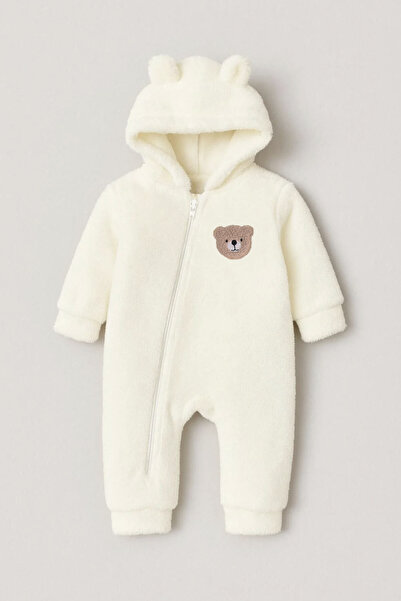 Bubito Teddy Bear Figured Zippered Plush Baby Kids Sleeping Bag Welsoft-White