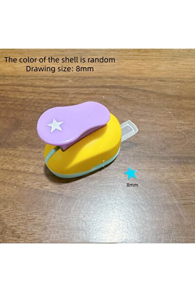 Choice آلة نقش بارزة على شكل نجمة خماسية 18 مم، دليل نقش ملون للأطفال، قصاصات...