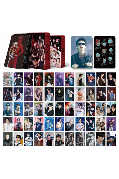 Choice مجموعة جديدة من 55 قطعة من ملصقات وصور فرقة SKZ الكورية (Kpop) - ألبوم...